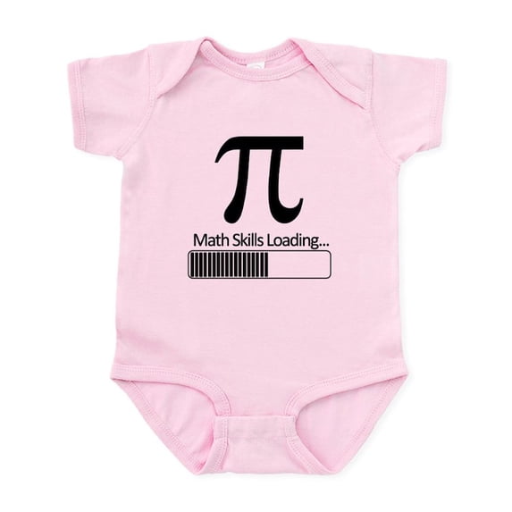 CafePress - Math Skills Loading Body Suit - Baby Light Bodysuit, Size Newborn - 24 Months