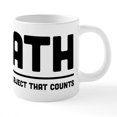 thumbnail image 1 of CafePress - Math: The Only Subject That - 20 Oz White Ceramic Mega Mug, 1 of 5