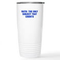 thumbnail image 1 of CafePress - Math The Only Subject That Counts Akz Blue Travel - Insulated Stainless Steel Travel Tumbler 20 oz., 1 of 3