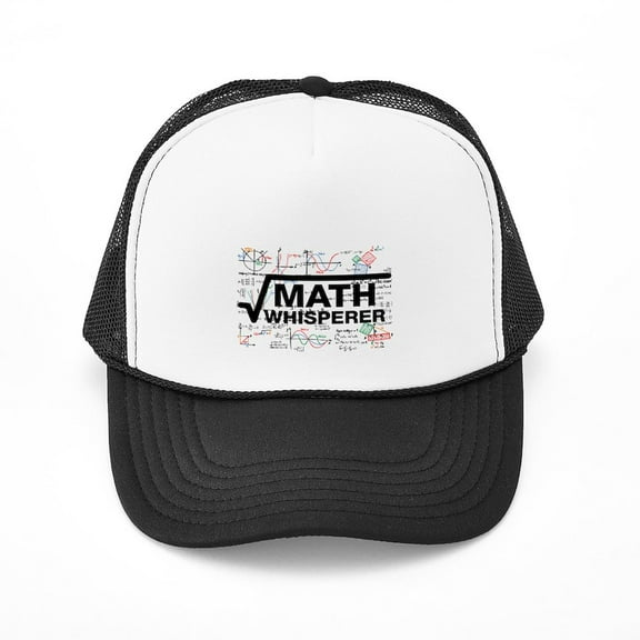 CafePress - Math Whisperer - Adjustable Unisex Printed Trucker Hat with Mesh Back