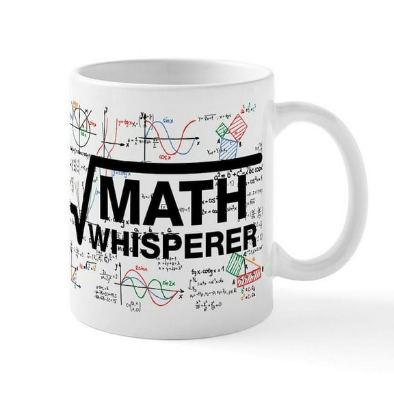 CafePress - Math Whisperer Mugs - 11 oz Ceramic Mug - Novelty Coffee Tea Cup