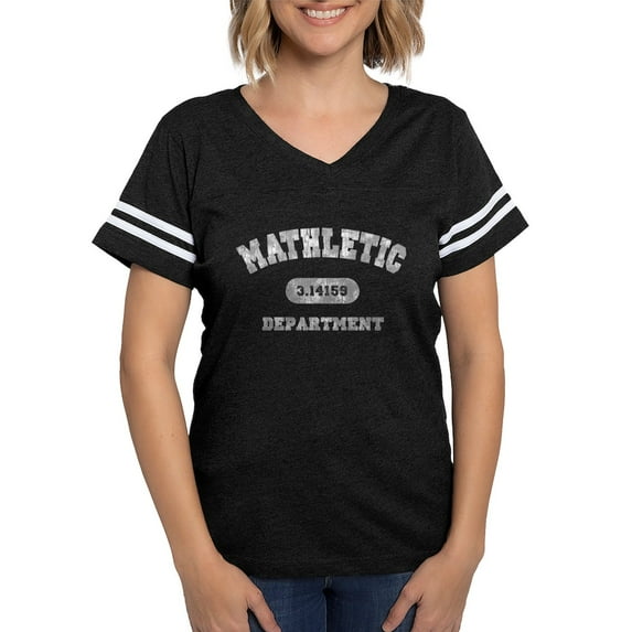 CafePress - Mathletic Departmen T Shirt - Womens Football Shirt