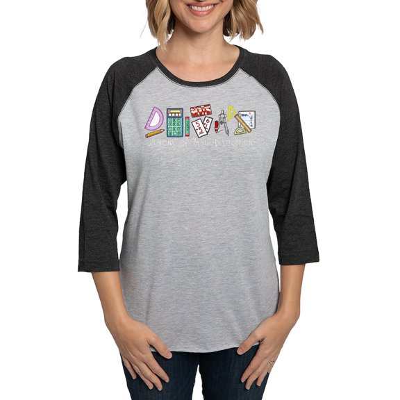 CafePress - Mathweaponsblack - Womens Baseball Tee