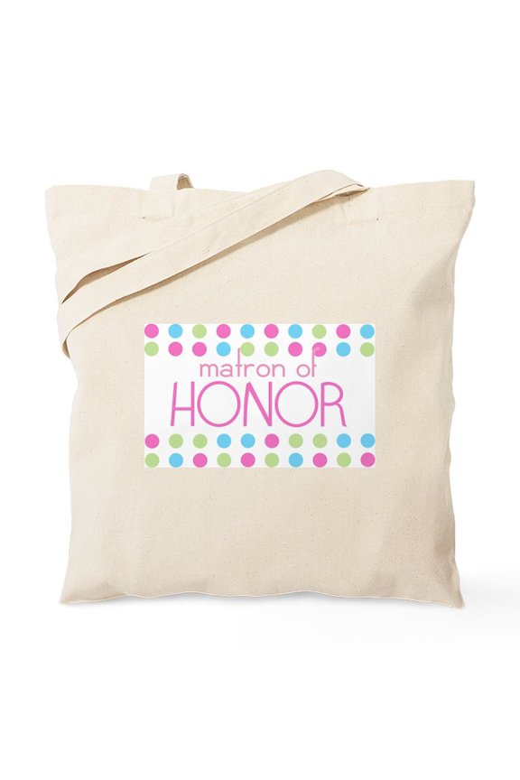 - Matron Of Honor Tote Bag - Unisex Canvas Tote Bag, Beige, 1-Piece