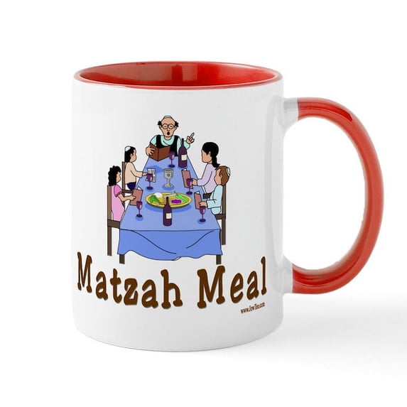 CafePress - Matzah Meal Passover Mug - 11 oz Ceramic Mug - Novelty Coffee Tea Cup