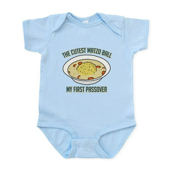 CafePress - Matzo Ball My First Passover Baby Light Bodysuit - Baby Light Bodysuit, Size Newborn - 24 Months