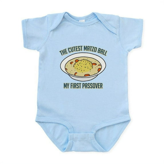 CafePress - Matzo Ball My First Passover Baby Light Bodysuit - Baby Light Bodysuit, Size Newborn - 24 Months