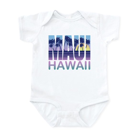 CafePress - Maui Hawaii Infant Bodysuit - Baby Light Bodysuit, Size Newborn - 24 Months