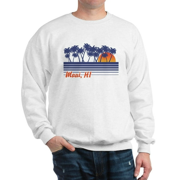 CafePress - Maui Hawaii Sweatshirt - Crew Neck Sweatshirt
