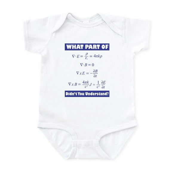 CafePress - Maxwell's Equations Infant Bodysuit - Baby Light Bodysuit, Size Newborn - 24 Months