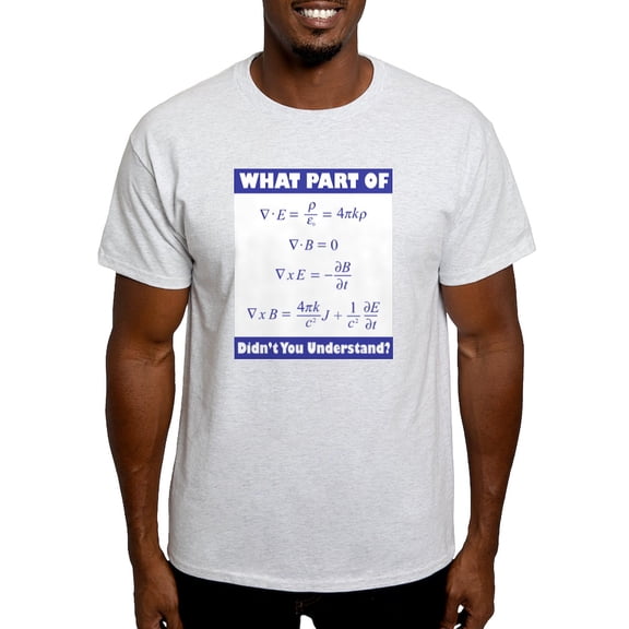 CafePress - Maxwell's Equations Light T Shirt - Men's Classic Graphic T-Shirt