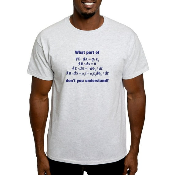 CafePress - Maxwell's Equations T Shirt - Men's Classic Graphic T-Shirt