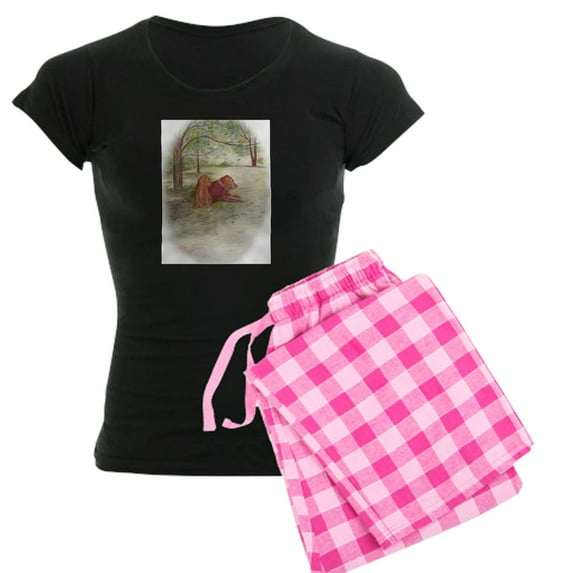 CafePress - May December Women's Dark Pajamas - Women's Short Sleeve Print T-Shirt and Pants Dark Cotton Pajama Set