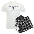 thumbnail image 1 of CafePress - May The Course Be With You GOLF Pajamas - Men's Light Loose Fit Cotton Pajama Set, 1 of 7
