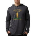 thumbnail image 1 of CafePress - May The Course Be With You Long Sleeve T Shirt - Mens Hooded Shirt, 1 of 3