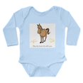 thumbnail image 1 of CafePress - May The Horse Be With You Body Suit - Long Sleeve Cotton Baby Bodysuit, 1 of 4