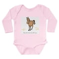 thumbnail image 1 of CafePress - May The Horse Be With You Body Suit - Long Sleeve Cotton Baby Bodysuit, 1 of 4