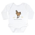 thumbnail image 1 of CafePress - May The Horse Be With You Body Suit - Long Sleeve Cotton Baby Bodysuit, 1 of 4