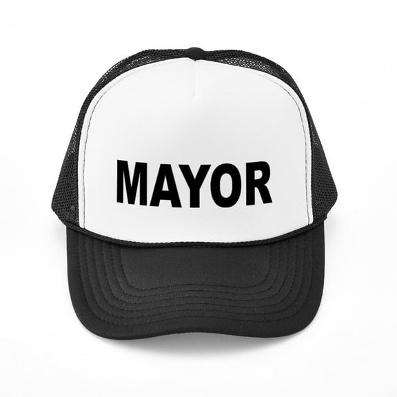 CafePress - Mayor - Adjustable Unisex Printed Trucker Hat with Mesh Back