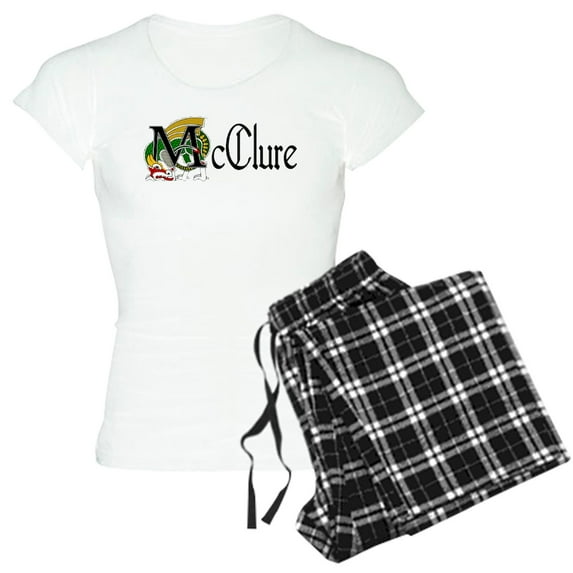 CafePress - Mcclure Celtic Dragon Women's Light Pajamas - Women's Short Sleeve Print T-Shirt and Pants Light Cotton Pajama Set