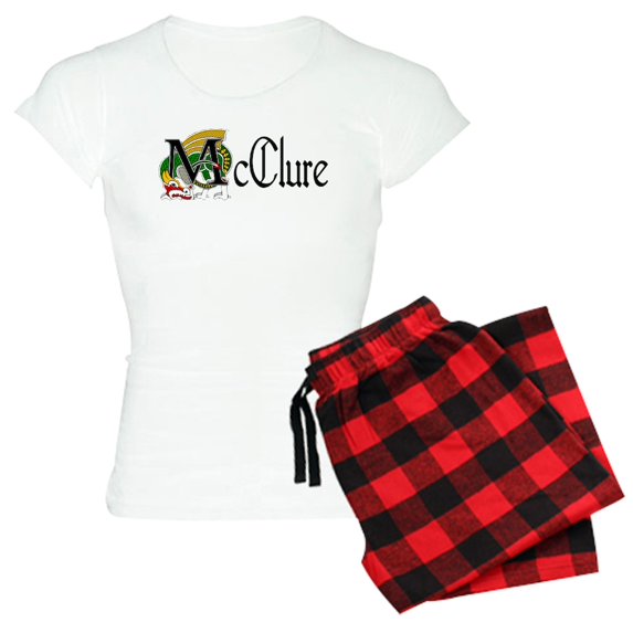 CafePress - Mcclure Celtic Dragon Women's Light Pajamas - Women's Short Sleeve Print T-Shirt and Pants Light Cotton Pajama Set