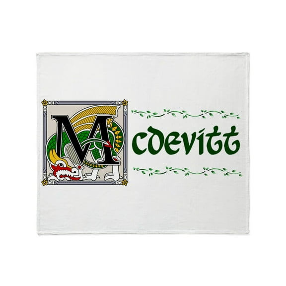 CafePress - Mcdevitt Celtic Dragon Throw Blanket - Soft Fleece Throw Blanket, 50"x60" for All Ages