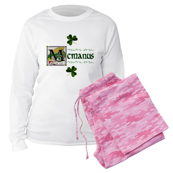 CafePress - Mcmanuspillow - Women's Long Sleeve Relaxed Fit Cotton Light Pajama Set
