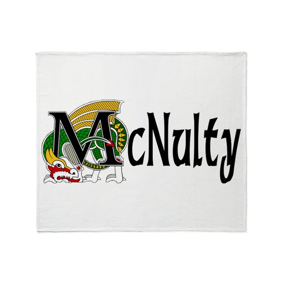 CafePress - Mcnulty Celtic Dragon Throw Blanket - Soft Fleece Throw Blanket, 50"x60" for All Ages