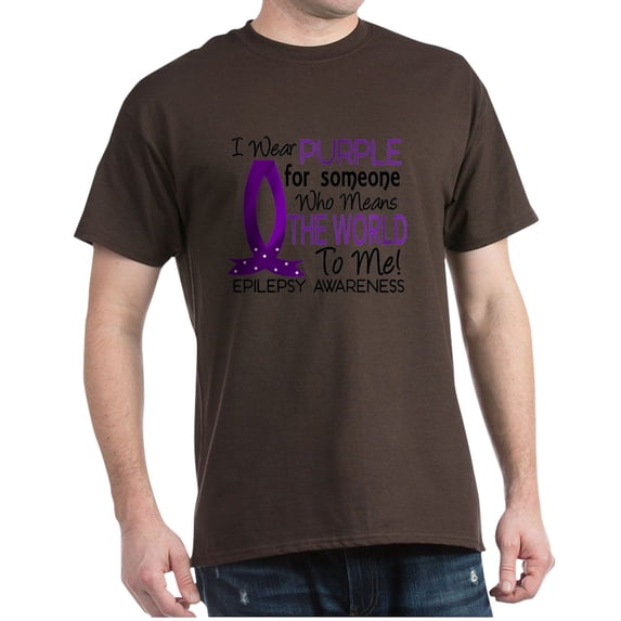 CafePress - Means World To Me 1 Epilepsy Shirts T Shirt - Men's Classic Graphic Cotton T-Shirt