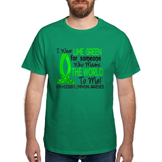 CafePress - Means World To Me 1 Non Hodgkin's Lymphoma Shirts - Men's Classic Cotton T-Shirts