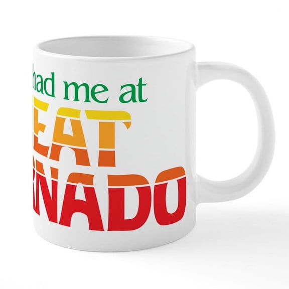 CafePress - Meat Tornado - 20 Oz White Ceramic Mega Mug