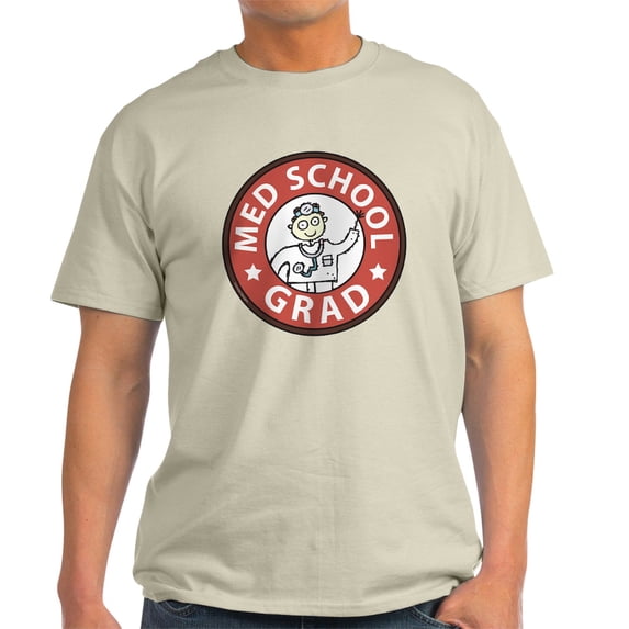 CafePress - Med School Grad (Male) Light T Shirt - Men's Classic Graphic T-Shirt