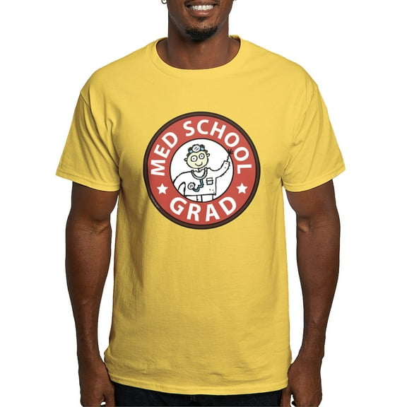 CafePress - Med School Grad (Male) Light T Shirt - Men's Classic Graphic T-Shirt