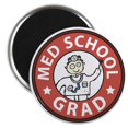 thumbnail image 1 of CafePress - Med School Grad (Male) Magnet - 2.25" Round Magnet, Refrigerator Magnet, Button Magnet Style, 1 of 4