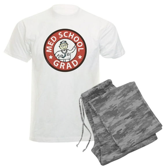 CafePress - Med School Grad (Male) Men's Light Pajamas - Men's Light Loose Fit Cotton Pajama Set