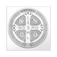 thumbnail image 1 of CafePress - Medal Of Saint Benedict Square Sticker 3 X 3 - Square Sticker 3" x 3", 1 of 1