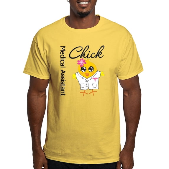 CafePress - Medical Assistant Chick Light T Shirt - Men's Classic Graphic T-Shirt
