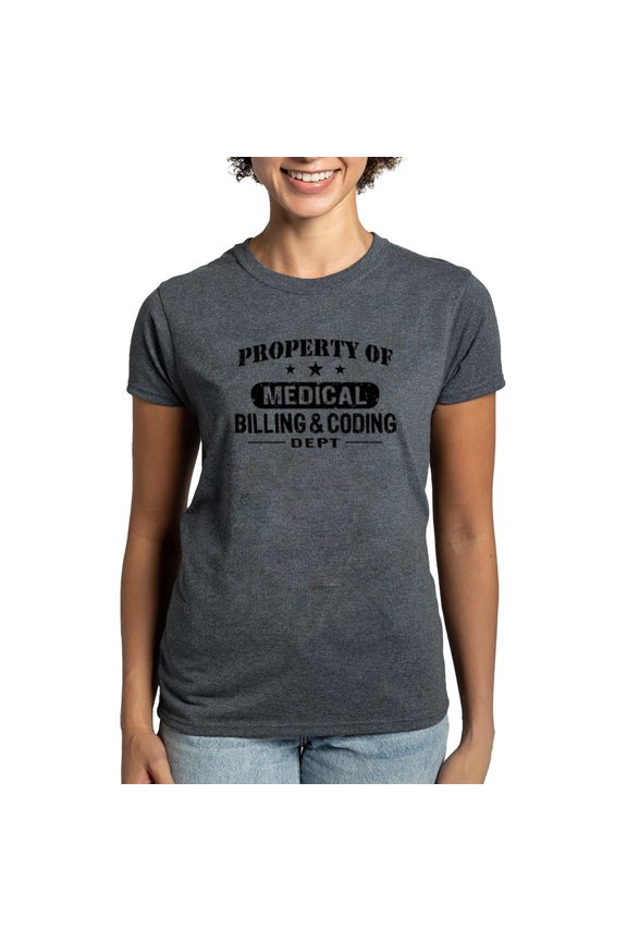 - Medical Billing And Coding Women's Dark T Shirt - Women's Traditional Fit Dark T-Shirt