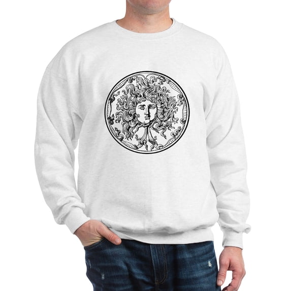 CafePress - Medusa - Crew Neck Sweatshirt