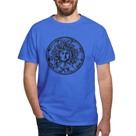 CafePress - Medusa Dark T Shirt - Men's Classic Graphic Cotton T-Shirt
