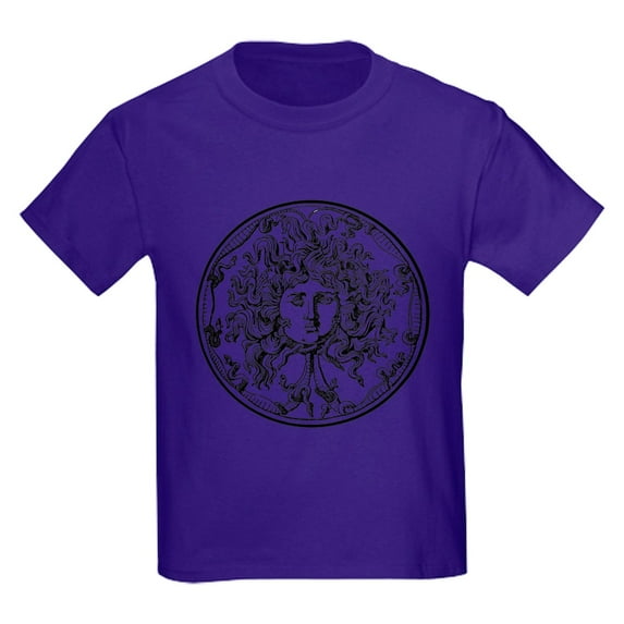 CafePress - Medusa Kids T Shirt - Dark T-Shirt Kids XS-XL