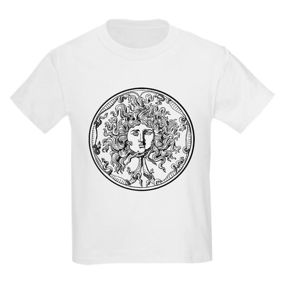 CafePress - Medusa Kids T Shirt - Light T-Shirt Kids XS-XL