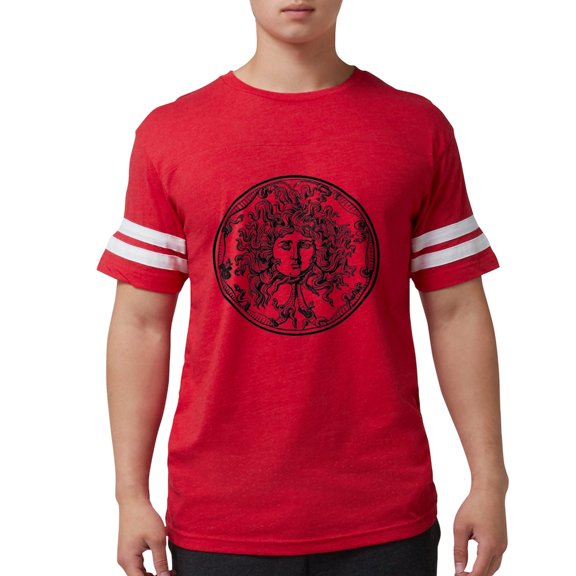 CafePress - Medusa Men's Football T Shirt - Mens Football Shirt