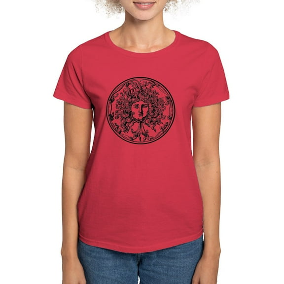 CafePress - Medusa Women's Dark T Shirt - Women's Traditional Fit Dark T-Shirt