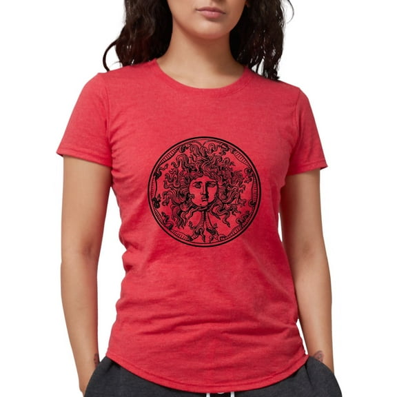 CafePress - Medusa Women's Deluxe T Shirt - Womens Tri-blend T-Shirt
