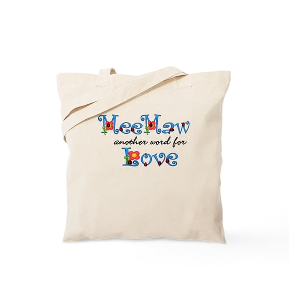 CafePress - Meemaw Love Tote Bag - Unisex Canvas Tote Bag, Beige, 1-Piece