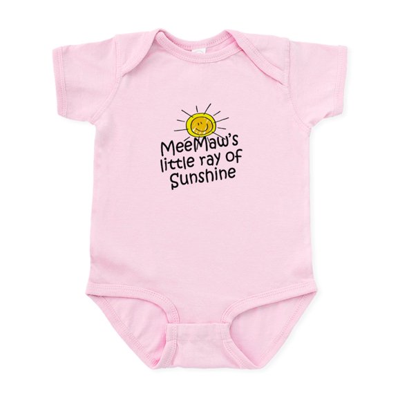 CafePress - Meemaw's Sunshine Infant Bodysuit - Baby Light Bodysuit, Size Newborn - 24 Months