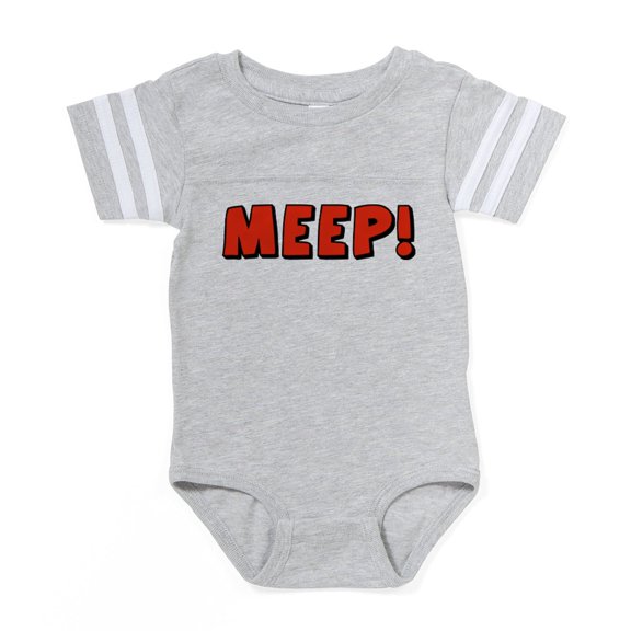 CafePress - Meep - Cute Infant Baby Football Bodysuit