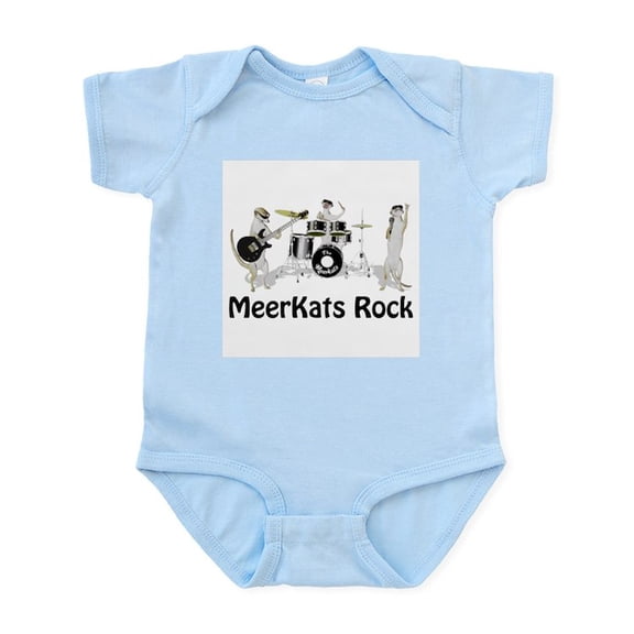 CafePress - Meerkats Rock Infant Bodysuit - Baby Light Bodysuit, Size Newborn - 24 Months