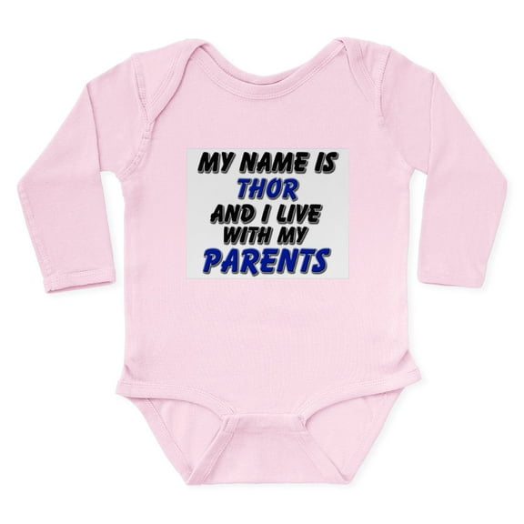 CafePress - Meforamerica_8 170 Thor Body Suit - Long Sleeve Cotton Baby Bodysuit